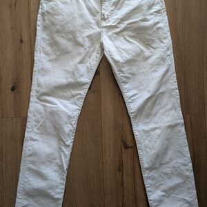 7 for all mankind jeans Paxtyn Men's White 31 W L32